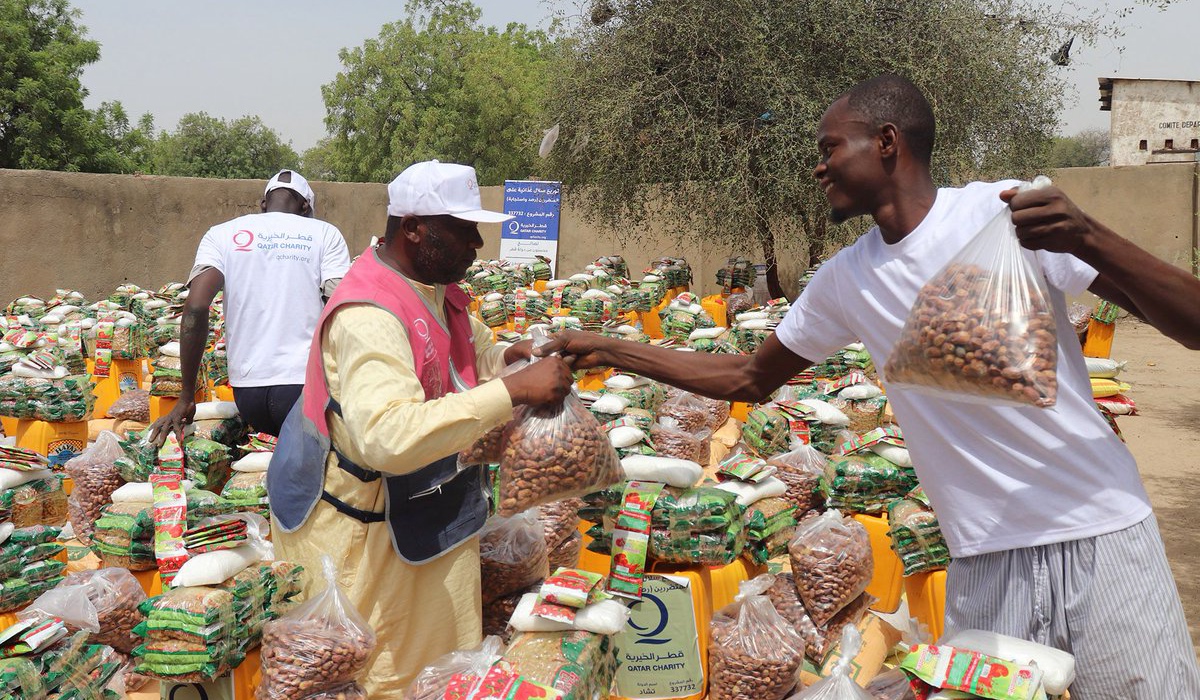 Qatar Charity Sends Emergency Food Aid to Chad
